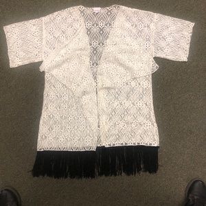 Lularoe White Lace Monroe